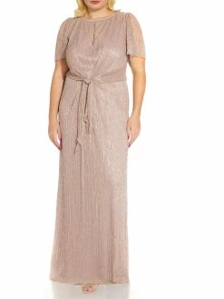 Brand new ✔️ Adrianna Papell Stardust 👩 Womens Metallic Mermaid Evening 👗 Dress ✔️