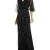 Discount ⭐ Adrianna Papell 👩 Womens Beaded V Neck Formal 👗 Dress ⌛