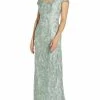 Budget 🔔 Adrianna Papell 👩 Womens Sequined Maxi Evening 👗 Dress ⭐