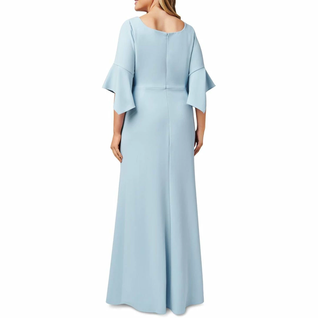 Best Pirce 😍 Adrianna Papell Plus 👩 Womens Crepe Maxi Evening 👗 Dress 🌟 - Image 2