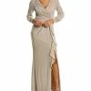Discount 👏 Adrianna Papell Metallic Maxi 👗 Dress for 👩 women 😉