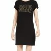 Discount 🔔 Adrianna Papell Bride Tribe 👩 Womens Graphic Short Sleeve T-Shirt 👗 Dress 😉