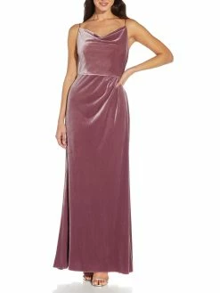 Best Sale โจ Adrianna Papell ๐ฉ Womens Velvet Maxi Evening ๐ Dress ๐ฅฐ