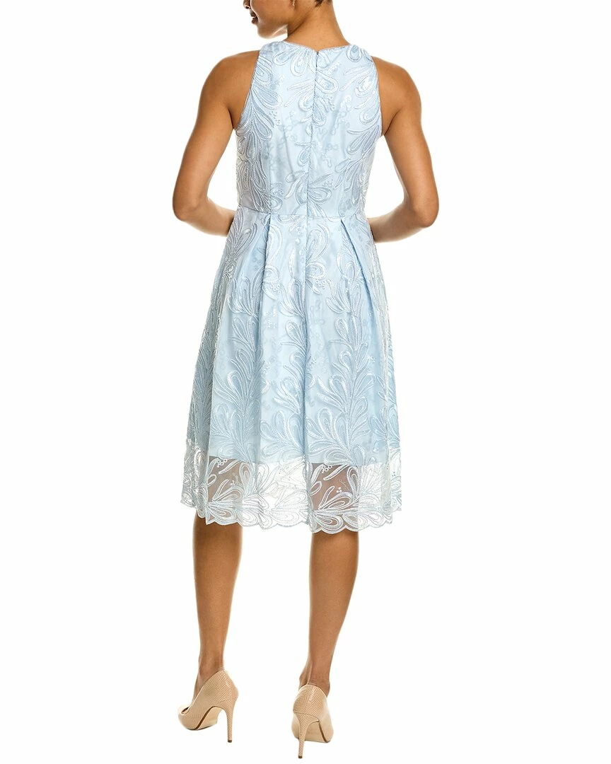 Cheap ⌛ Adrianna Papell Embroidered A-Line 👗 Dress for 👩 women ❤️ - Image 2