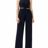 Best reviews of ⌛ Adrianna Papell 👩 Womens Crepe Embellished Jumpsuit 😀