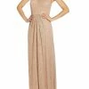 Best Sale 🛒 Adrianna Papell 👩 Womens Metallic Halter Evening 👗 Dress 🔔