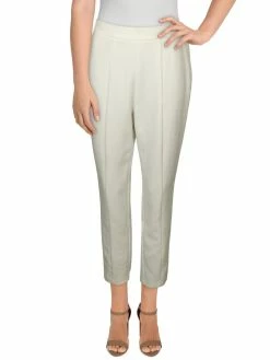 Outlet 🧨 Adrianna Papell Petites 👩 Womens Crepe Slim Ankle Pants 👍