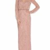 Coupon ✔️ Adrianna Papell 👩 Womens Beaded Maxi Evening 👗 Dress 🔥