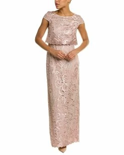 Hot Sale 🛒 Adrianna Papell Slim Column Maxi 👗 Dress for 👩 women 🎁