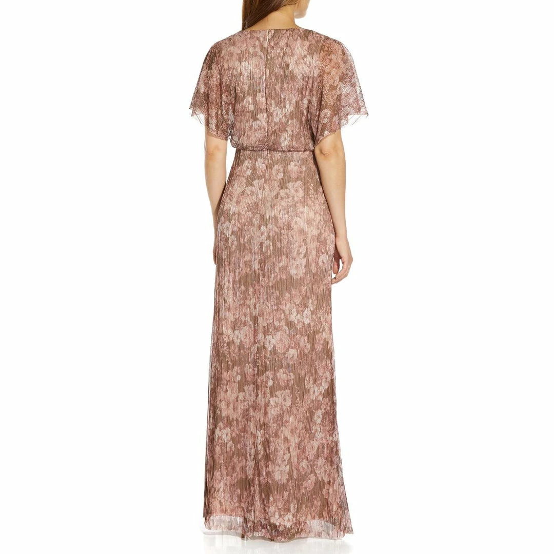 Coupon ๐ Adrianna Papell ๐ฉ Womens Metallic Maxi Evening ๐ Dress ๐ - Image 2