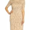 Brand new ✨ Adrianna Papell 👩 Womens Embellished Sheath Cocktail and Party 👗 Dress ❤️