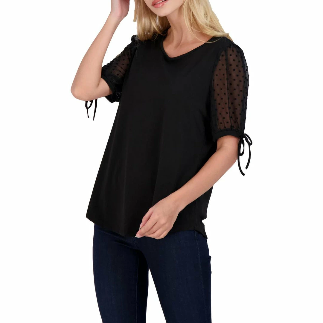 Cheapest 😍 Adrianna Papell 👩 Womens Short Sleeve Business Blouse ⌛ - Image 5