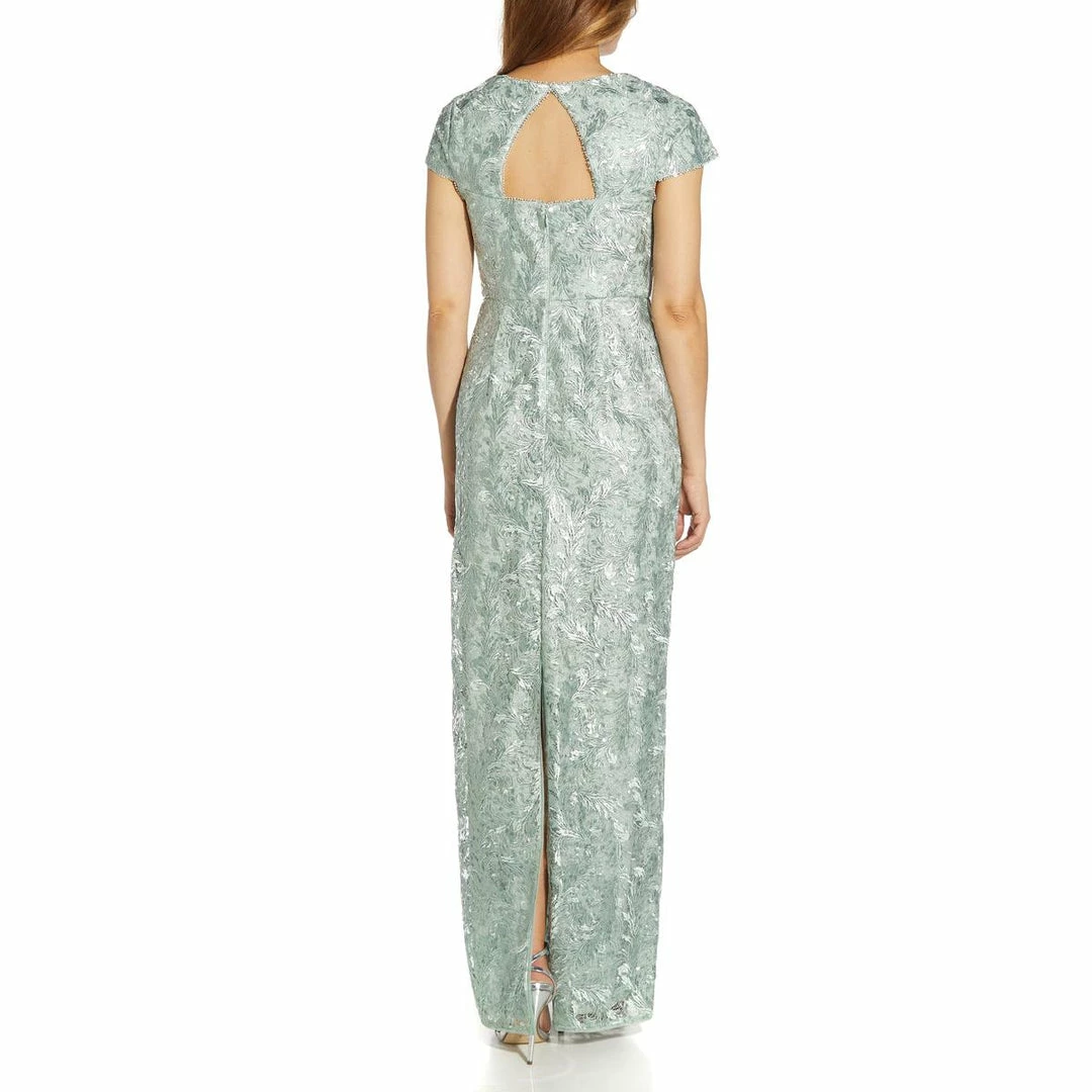 Budget ๐ Adrianna Papell ๐ฉ Womens Sequined Maxi Evening ๐ Dress โญ - Image 2