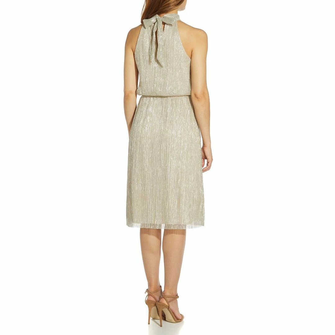 Best reviews of 💯 Adrianna Papell 👩 Womens Metallic Prom Cocktail and Party 👗 Dress ❤️ - Image 2