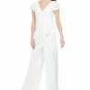 Best deal ⌛ Adrianna Papell Plus 👩 Womens Wide Leg Surplice Jumpsuit 👍
