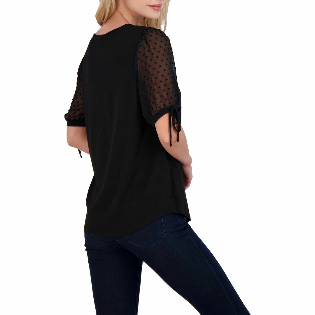 Cheapest 😍 Adrianna Papell 👩 Womens Short Sleeve Business Blouse ⌛ - Image 3