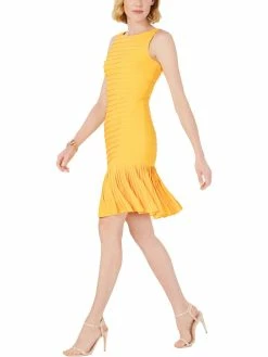Flash Sale 👏 Adrianna Papell 👩 Womens Sleeveless Knee Midi 👗 Dress 🎉