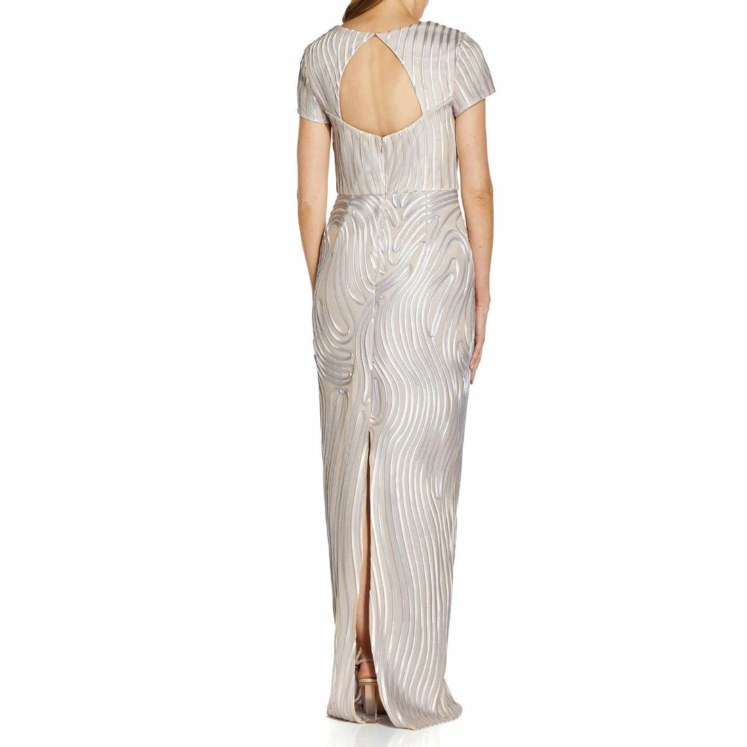 Coupon โค๏ธ Adrianna Papell ๐ฉ Womens Embroidered Maxi Evening ๐ Dress ๐งจ - Image 2