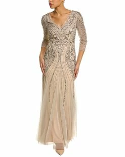 New 🌟 Adrianna Papell Beaded Maxi 👗 Dress for 👩 women 👍