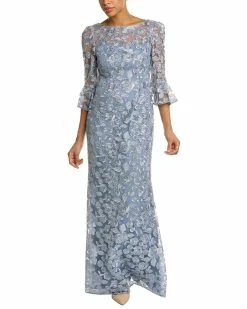 Discount 🔥 Adrianna Papell Embroidered Maxi 👗 Dress for 👩 women ❤️