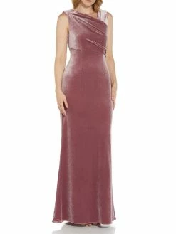 New 🛒 Adrianna Papell 👩 Womens Velvet Mermaid Evening 👗 Dress 😀