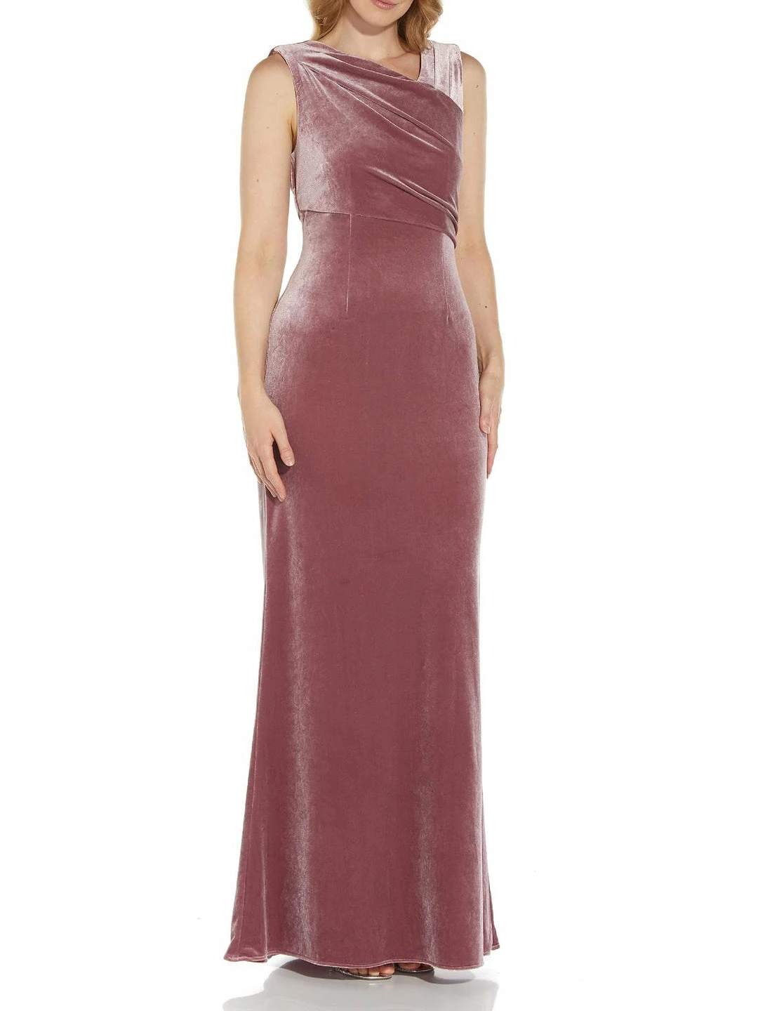 New ๐ Adrianna Papell ๐ฉ Womens Velvet Mermaid Evening ๐ Dress ๐