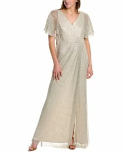 Coupon 🔔 Adrianna Papell Crinkled Mesh Gown for 👩 women 🔔
