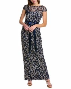New 🤩 Adrianna Papell Embroidered Gown for 👩 women 👏