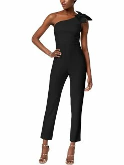 Cheap ❤️ Adrianna Papell 👩 Womens One Shoulder Bow Jumpsuit ⌛