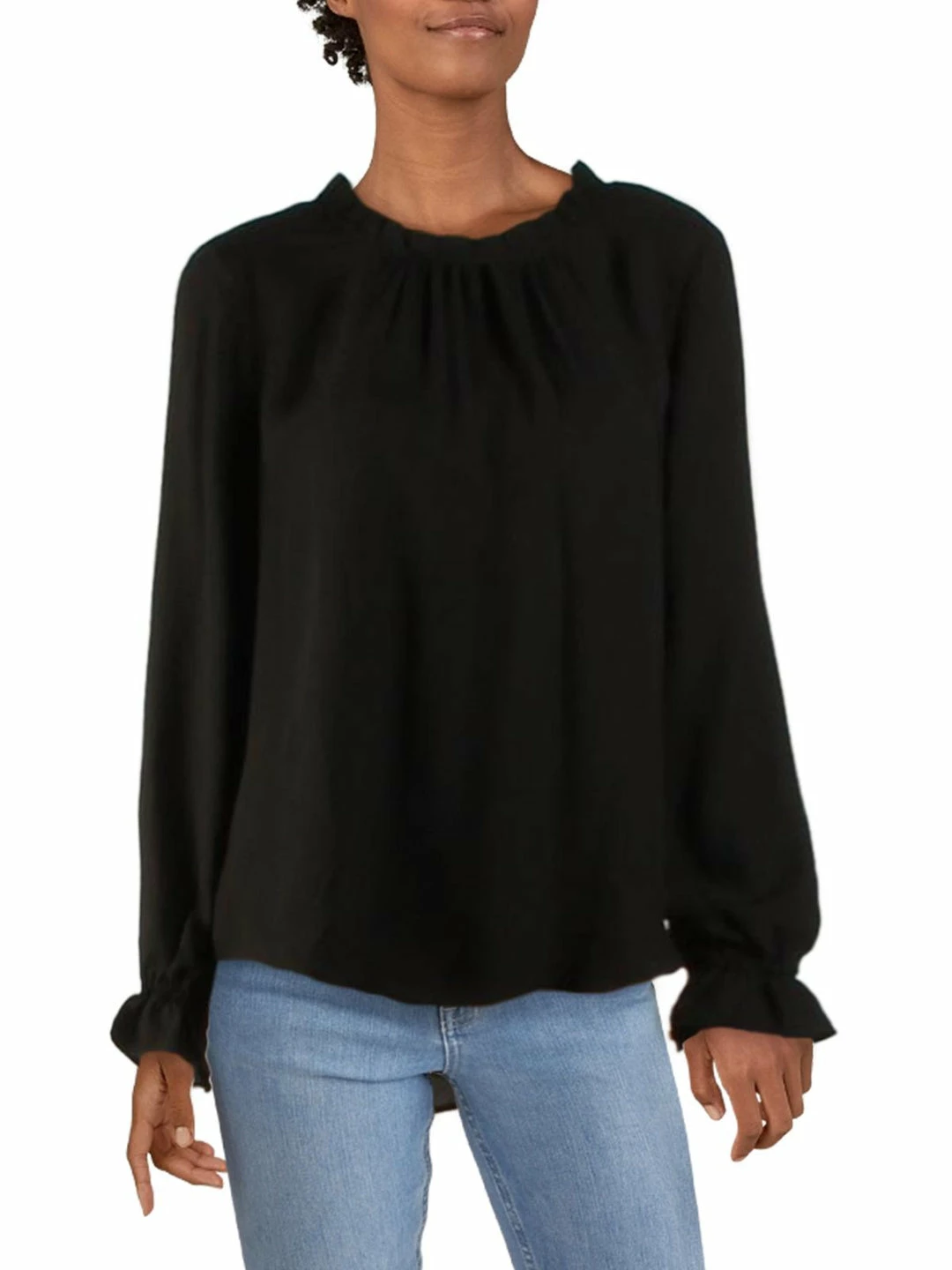 Best reviews of ๐ Adrianna Papell ๐ฉ Womens Key hole Pindot Blouse ๐