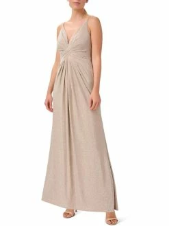 Brand new โ Adrianna Papell ๐ฉ Womens Metallic Maxi Evening ๐ Dress ๐