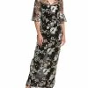 Flash Sale ❤️ Adrianna Papell Embroidered Column Gown for 👩 women 🥰