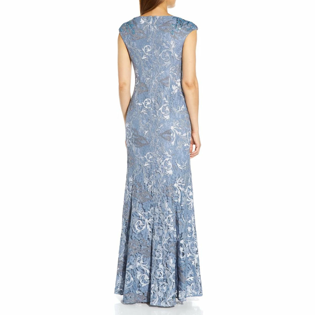 Brand new 💯 Adrianna Papell 👩 Womens Embroidered Maxi Evening 👗 Dress 🎉 - Image 2