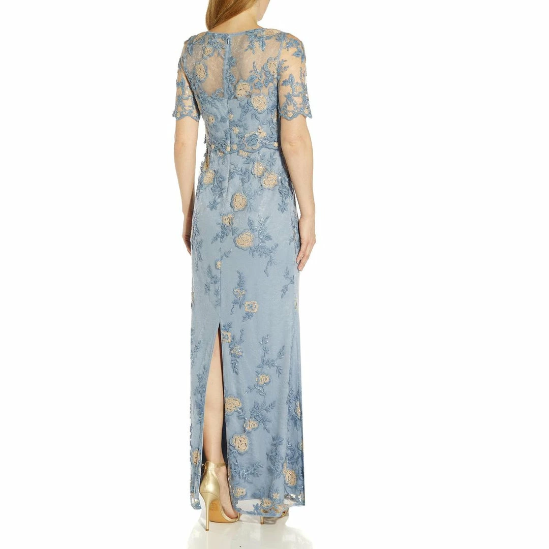 Cheapest ๐ฅ Adrianna Papell ๐ฉ Womens Embroidered Popover Evening ๐ Dress ๐ - Image 2