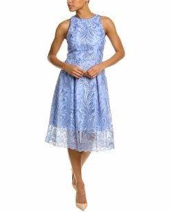 Brand new 🔔 Adrianna Papell Embroidered A-Line 👗 Dress for 👩 women 🎁